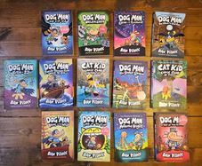 Dog Man and Cat Kid books