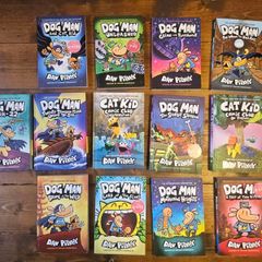 Dog Man and Cat Kid books