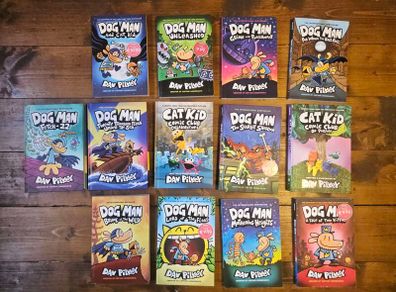 Dog Man and Cat Kid books