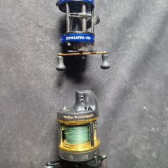 Two reels for boat fishing