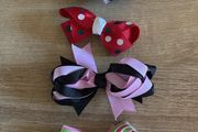 Bows handmade as new!