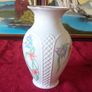 Vintage Large 10.5 Inch Tall Royal Winton Fine Ceramic Vase Made In Staffordshire England Image 3