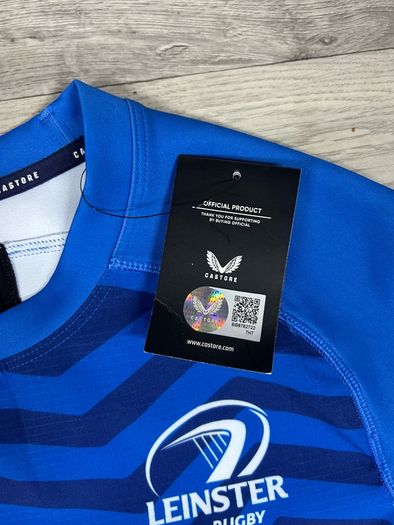 New Castore Leinster Rugby Player Issue Jersey Shirt Mens Large Tight Fit