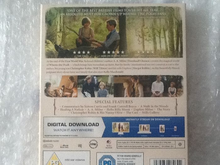 Goodbye Christopher Robin Blu Ray