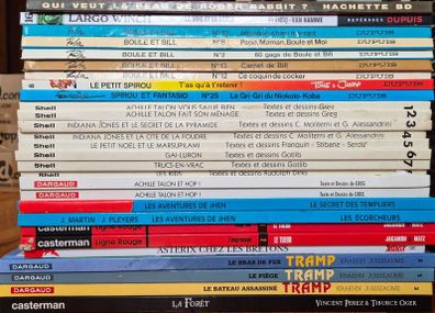 French Comic Book Collection (BD) - 24 Albums