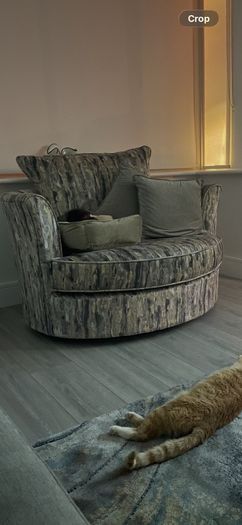 Swivel Loveseat - Frank McGowan