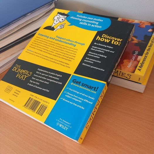 Counselling Skills For Dummies (2nd Edition) by Gail Evans.