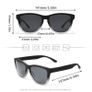 New Clear Blue Classic Sunglasses For Men Women Driving Fishing Glasses Polarized UV400 Trendy Light Weight Eyewear Image 2