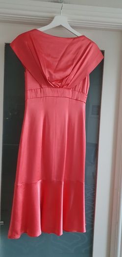 Karen Millen Coral Bow Sz 10