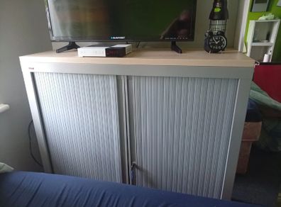 Tambour Door Cabinet
