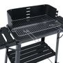 Titan BBQ Charcoal Garden Grill on Wheels  Perfect Family Size with Adjustable Cooking Height Image 3