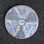 Nuclear warning symbol, cloth patch. Image 2