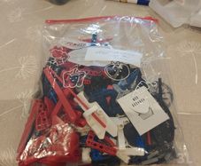 LEGO Technic 8068 Rescue Helicopter - Loose Parts Only (100% Brick Complete