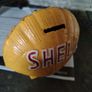 vintage shell  oil money box Image 3