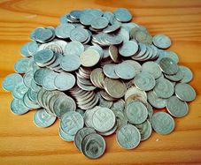 Russian (USSR) coins - 15 kopek (around 530-540 coins)