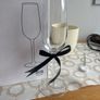 champagne glass with bow details Image 2