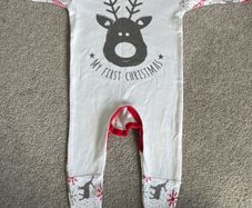 Brand new: Stork and Co - 0-3 months - My First christmas outfit