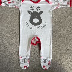 Brand new: Stork and Co - 0-3 months - My First christmas outfit