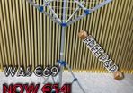NEW SALE | Rotary Washing Line Foldable | 4 Arms 16M Large Drying Area | Free Standing Aluminium Camping Clothes Airer