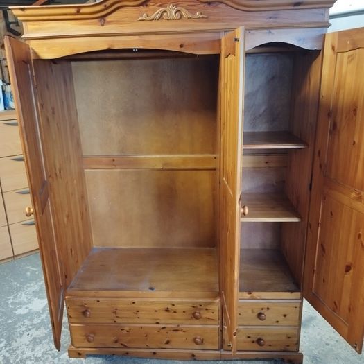 Pine wardrobe