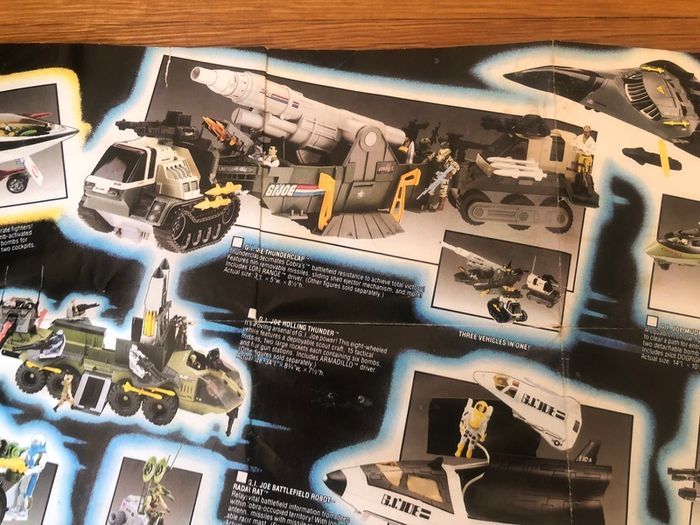Vintage Action Force G.I Joe Catalogue Leaflet