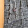 Grey textured scarf Image 3