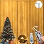 Curtain Lights 8 Modes Remote Control, 300 LEDs Window Fairy String Lights USB Operated, 3mx3m Waterproof Hanging Lights with Hooks, Durable Copper Xmas Lights MULTIPLE COLOURS AVAILABLE (FREE POSTAGE) Image 3