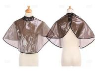 main image for ad Professional Hairdressing Cape Gown Washing Waterproof - BLACK Translucent