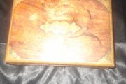 A Beautiful Old Brass and Wooden Jewellery Storage Box