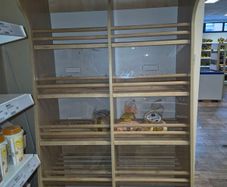 Wooden Bread Display Rack