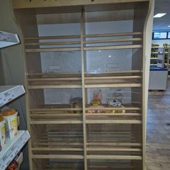 Wooden Bread Display Rack