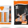 24Pcs Precision Screwdriver Set, Tool Kit with Torx T1 T2 T3 T5 T6 T8 T9 T15, Triwing Y00, Star P2/P5, Phillips PH00, -1.5/2.0, etc, for PS4, Switch, Ring Doorbell, Xbox, Laptop, Glasses, Watch Image 6