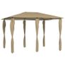 Gazebo with Sidewall 3x4x2.6 m Taupe 160 g/sq. meter Image 5