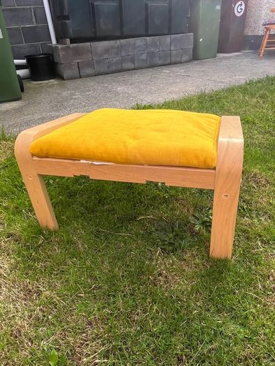 Free IKEA Footstool Footrest with Removable Cover
