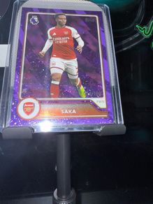 Bukayo Saka  54/199 Purple Sparkle Foil