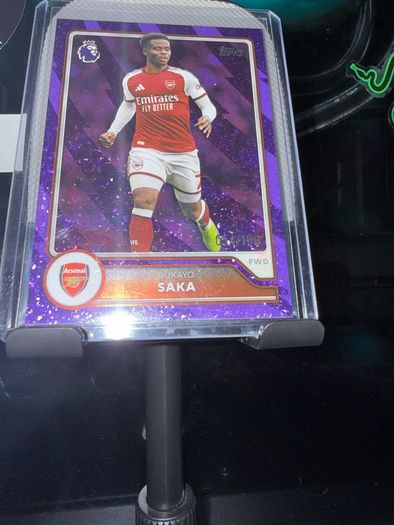 Bukayo Saka  54/199 Purple Sparkle Foil