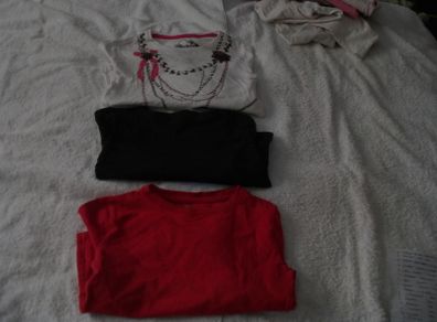 selection of tops