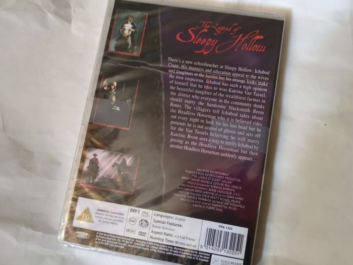 Brand New The Legend of Sleepy Hollow Dvd