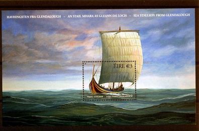 2007 Ireland Voyage of Havhingsten from Glendalough (Viking Heritage) Commemorative Stamps Miniature Sheet Mint Never Hinged (MNH)