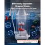 Protein Skimmer for 200-400 L Saltwater Aquariums Internal with Pump, Protein Skimmer with DC Pinwheel Pump, Adjustable Control, Air Silencer, for 200-400 L Saltwater Aquariums & Fish Reef Tank Image 2