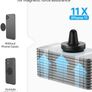 Car Phone Holder, Magnetic Phone Car Mount Air Vent, Upgraded Strongest Magnets & Super Stable Cradle for Vent, Compatible with iPhone, Samsung, Comes with Metal Plates Image 2