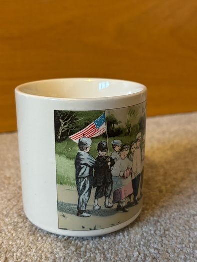 Vintage Clark's Mile End Spool Cotton Ceramic Mug