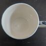 Beautiful Antique Blue and White Willow Pattern Small Coffee Can Cup, English Made, Unknown Maker Image 8