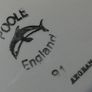 Vintage Poole Aegean Pottery Hand Painted Plate shape 91 Image 4