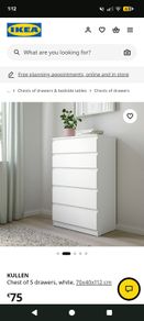 Chest of drawers IKEA Kullen