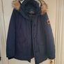 Navy superdry winter jacket Image 3