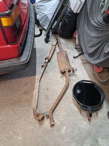 mk2 jetta 1.6 diesel exhaust