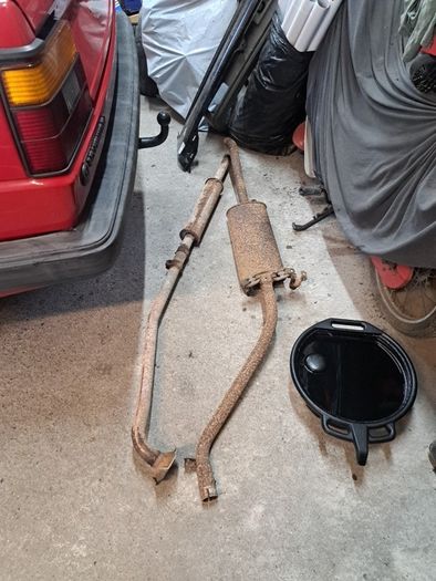 mk2 jetta 1.6 diesel exhaust