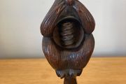Antique Carved Squirrel Nut Cracker