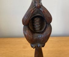 Antique Carved Squirrel Nut Cracker